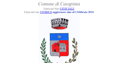 Desktop Screenshot of comunecasapinta.it
