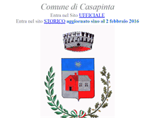 Tablet Screenshot of comunecasapinta.it
